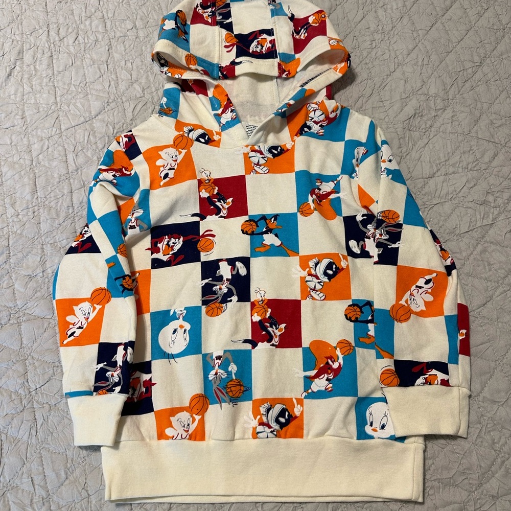 Kids Space Jam Print Hoodie size 4